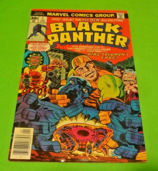 Black Panther 1 Comic Book Jack Kirby 1977 Bronze Age Marvel Movie