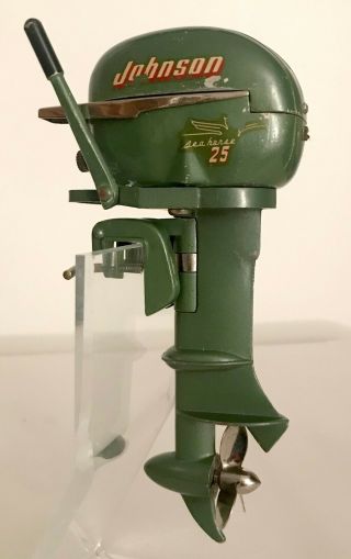 Vintage K&o 1954 Johnson Toy Outboard Motor - Battery Operated