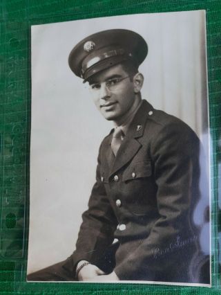 Us Ww2 Soldier Photo 1944 " James Macpherson "