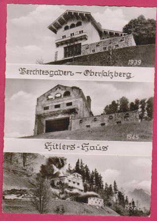 Ww2 Wwii Obersalzberg,  Country House Of The Adolf Hitler Old Photo Postcard