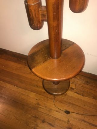 Mid Century Modern CACTUS FLOOR LAMP with TABLE 1970s EAMES VINTAGE 6