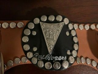 Roy Rogers Leather Holster & Cap Gun Set Vintage RARE 3