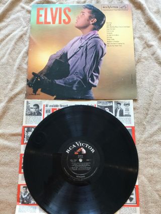 Elvis Presley - 1956 Self Titled Album Rca Victor Lpm - 1382