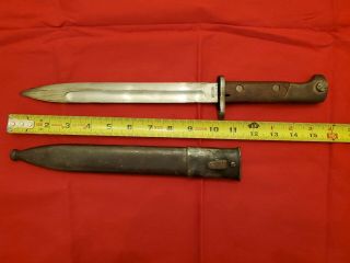 Vintage Polish Wp.  F.  B Random Bayonet W/scabbard.  Blade