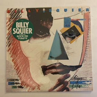 Billy Squier - Signs Of Life - 1984 US 1st Press (NM) In Shrink HYPE Sticker 2