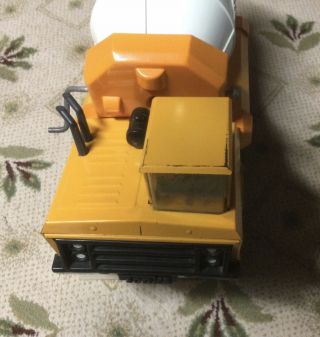 Vintage Mighty Tonka Cement Mixer Truck 1980s,  Orange 3