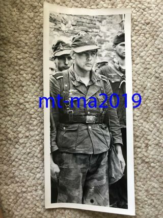 Ww2 Press Photograph - German Soldiers In Combat Gear - Italy Campaign?