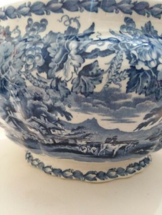 Antique British Scenery Booths Silicon China England Soup Tureen 4