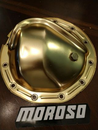 Vintage Moroso Gold Anodized Aluminum Gm Chevy 12 Bolt Diff Cover 8531 Day 2