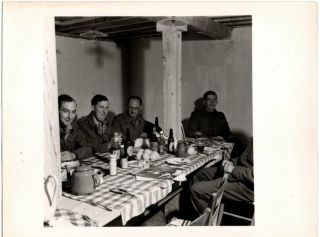 Press Photo Ww2 Defence Of Cyprus Officers Mess In The Keep 9.  3.  42 (3)