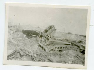 Ww2 Japanese Airplane Scrapyard Destroyed Wwii Photo 131