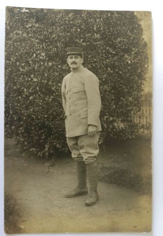 Old Vintage Photo People Fashion Men Military Uniform Soldier 1910s Ap1