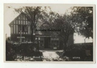 Brent Pelham Post Office Hertfordshire Vintage Rp Postcard 254c