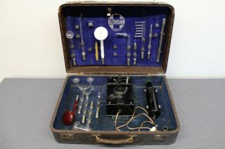 Vintage Ozonosan Violet Wand / Ray Medical Machine Electro Fetish Electrodes