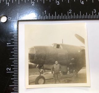 Ww2 Photo Army Air Force B26 451st Bomber Squadron Nose Art Big Fat Mama Too