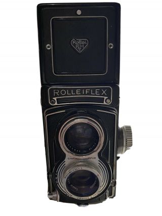 Vintage Rare Rolleiflex T Camera Carl Zeiss 1:3.  5 F=75mm
