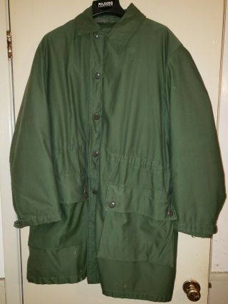 Vtg 60s Swedish Army Military M59 Cold Weather Coat Jacket W/ Liner C50
