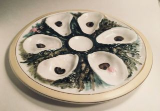 Upw Union Porcelain 9.  5 " Round Oyster Plate