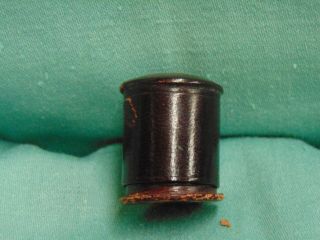 Vintage Sewing Thimble In Leather Case Henderson,  Ky J D Jensen Jewelry
