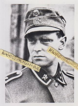 Ww2 Press Photograph Foto Photo Waffen Ss French Charlemagne Top