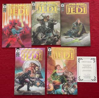 Star Wars Tales Of The Jedi 1 - 5,  Gold Foil Special Edition,  Complete Series