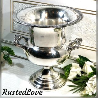 Vintage Sheridan Silverplated Ice Bucket / Wine Cooler / Champagne Bucket / Vase