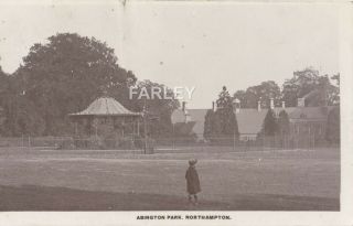 Abington Park,  Northampton,  Old 1912 Real Photo Postcard