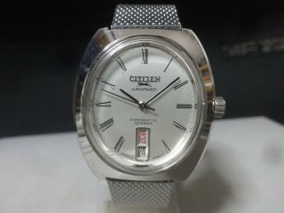 Vintage 1970 Citizen Automatic Watch [leopard Beat 10] 28j 36000bph