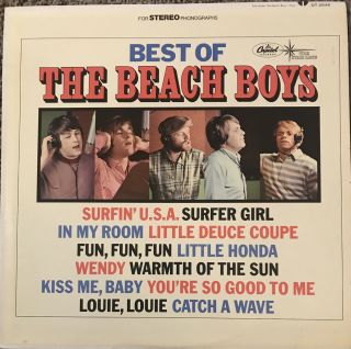 Best Of The Beach Boys,  Vintage Vinyl 2 Lp,  Vol.  1&2 E