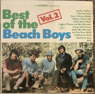 Best Of The Beach Boys,  Vintage Vinyl 2 LP,  Vol.  1&2 E 2