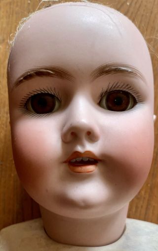 24” Antique C1890 109 Heinrich Handwerck German Bisque Doll
