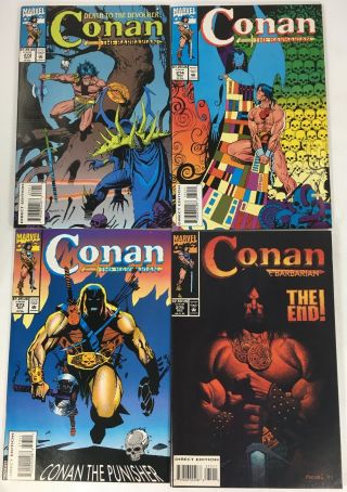 Conan The Barbarian Last Issues 272,  273,  274,  275 Roy Thomas Marvel 1993 Vf/nm