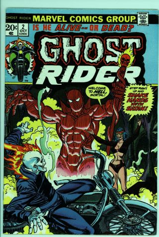 Ghost Rider 2 - 1st Hellstrom - Bronze Age Classic - 6.  0 Fn