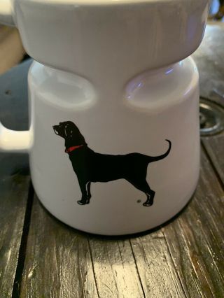 The Black Dog Coffee Cup - Martha’s Vineyard - Hotjo Lid - White - Heavy Duty