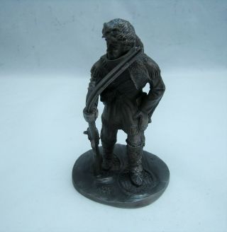 Franklin Pewter People Of Colonial America " The Trapper " Figurine
