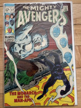 The Mighty Avengers 62 (1968) (first Appearance Of The Man - Ape)
