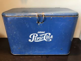 Vintage 1950’s Pepsi Cola Soda / Pop Cooler A2 Progress Rare Model 21 Bottle