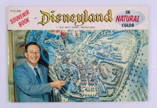 1955 Disneyland Picture Souvenir Book 1st Year Vintage Walt Disney Prod