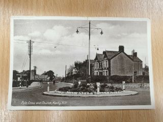 Pyle Cross And Church - Kenfig Hill - Porthcawl - Old Postcard