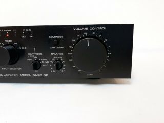 Vintage Kenwood Basic C2 Stereo Control Amplifier - Please Read - E11220a 5
