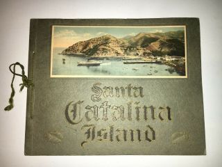 Early 1900s Santa Catalina Island,  California Booklet/color