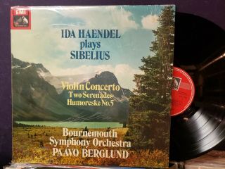 Ida Haendel Plays Sibelius.  Violin Concerto.  Berglund.  Emi Asd 3199