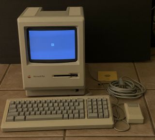 Vintage Apple Macintosh Plus 1mb M0001a Keyboard Mouse Travel Bag