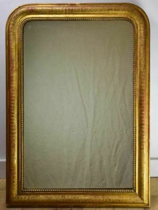 19th Century French Louis Philippe Mirror With Pretty Gilt Frame 26 " X 36½ "