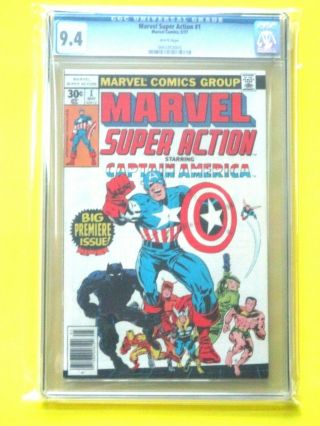 Marvel Action 1 - Cgc 9.  4 - Captain America & Black Panther