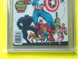 Marvel Action 1 - CGC 9.  4 - Captain America & Black Panther 3