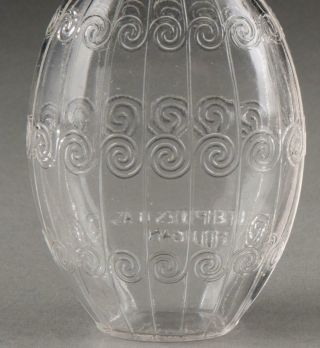 RARE Rene Lalique Le Temps Des Lilas by Houbigant Perfume Bottle C1922 NR 3
