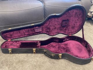 Vintage Gibson Es - 335 Semi Hollowbody Guitar Case - Black - Purple 1960 