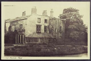 Rare Moment In Time Real Photo Postcard Old Priory - Cheshire
