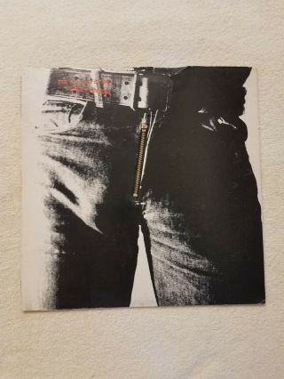 Vintage Usa Andy Warhol The Rolling Stones Sticky Fingers Coc 39105